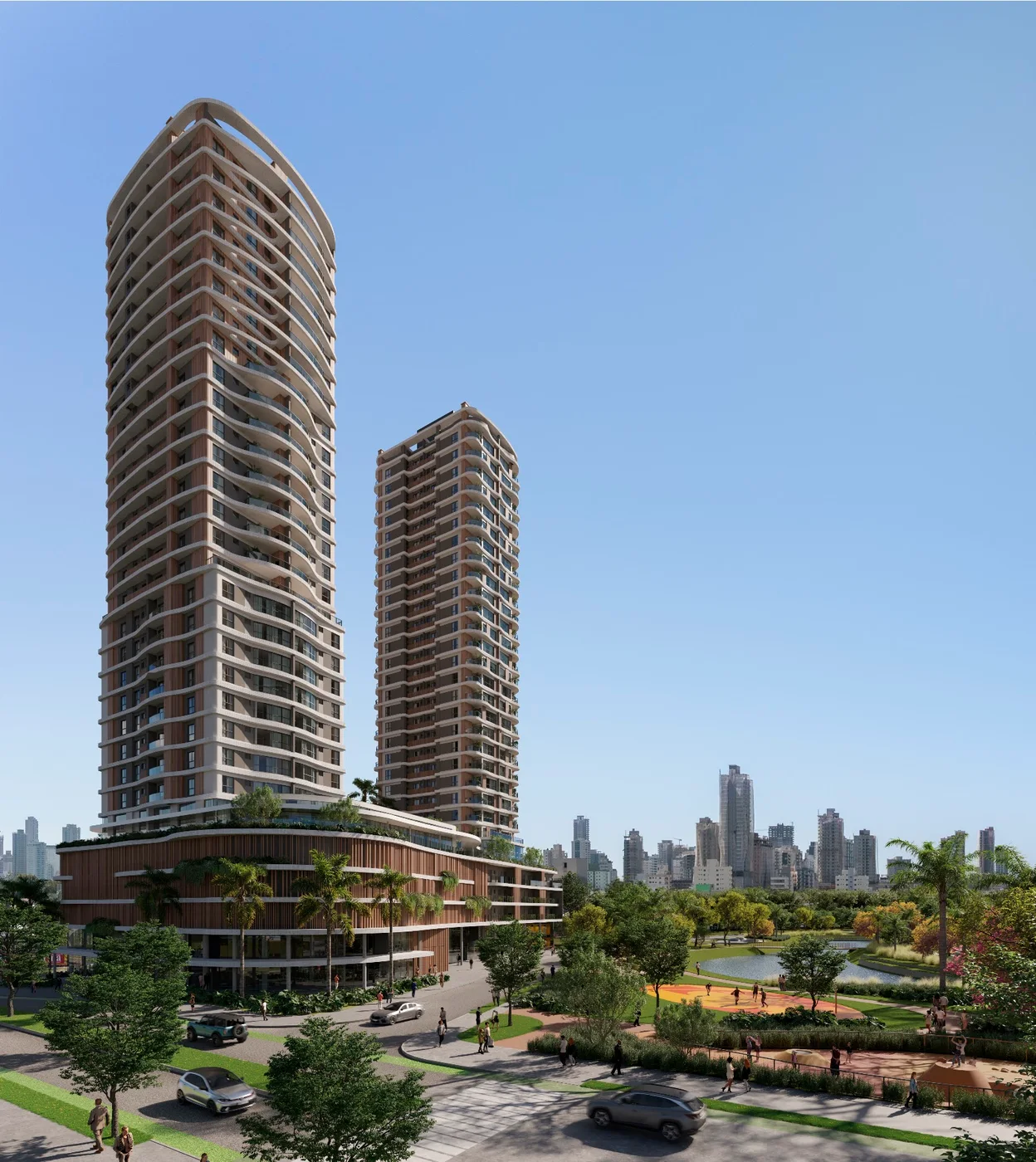 Imagem de apresentação do Valence Residence, no Vivapark Porto Belo