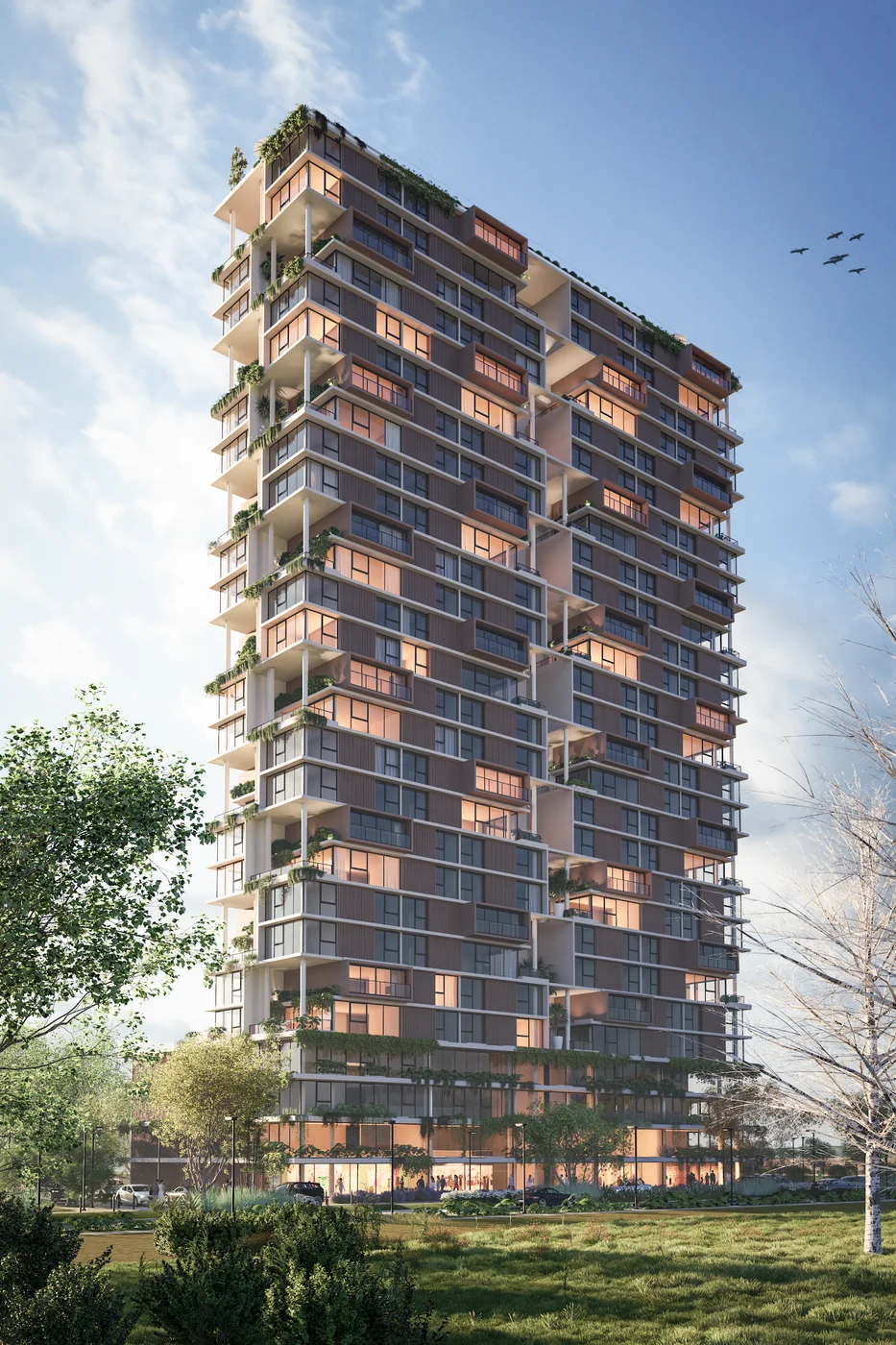 Imagem de apresentação do Videiras Residence, no Vivapark Porto Belo